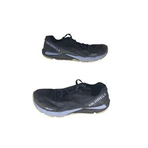 Merrell‎ Womens Trail Glove 5 Black Blue Running Hiking Shoes Size 5 J09652